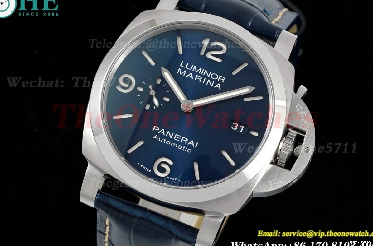 LE A9010 Dial PAM1313 44mm TTF Luminor SS Blue 0120